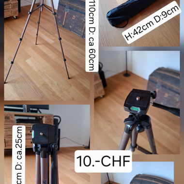 Treppiede per fotocamera con borsa