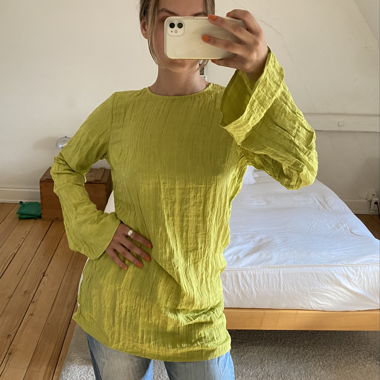 Neon-Grün-Kleid/Top