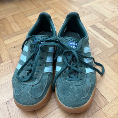 Sneakers Adidas Gazelle verdi & azzurro chiaro