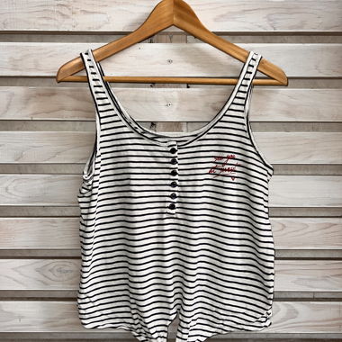 Roxy Tanktop gestreift mit kleinem Print