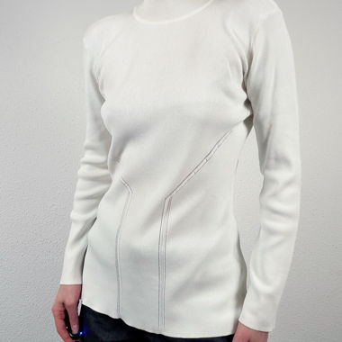 Maglione a coste crema Savida EUR 44-46