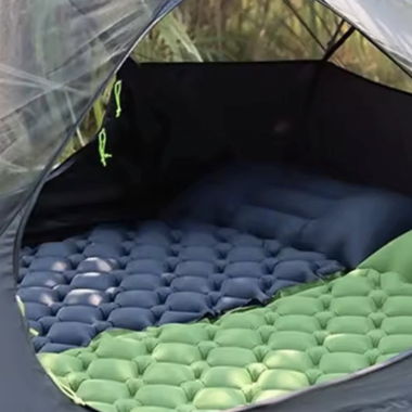 Camping Matte aufblasbar Grau