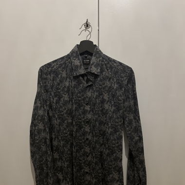 Dark Floral Print Shirt