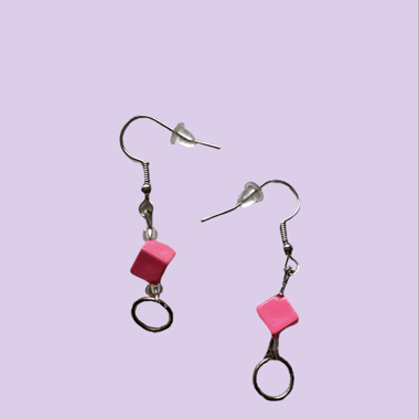 "Be there or be square" earrings