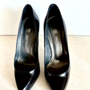 Magnifique Escarpins Navy Boot comme neuves