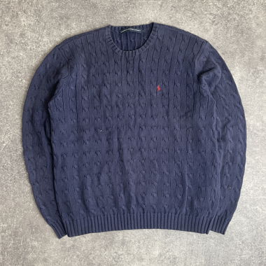 Maglione Vintage a trecce Ralph Lauren
