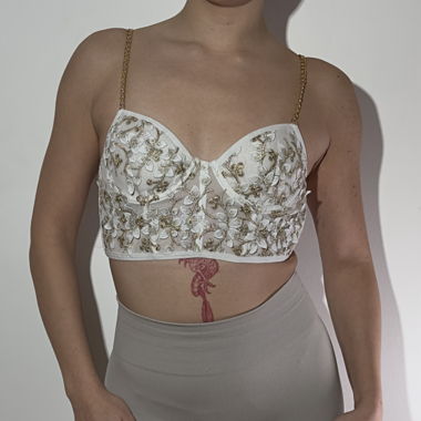 Corsetto Fiore Bianco