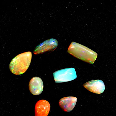 Cabochons Opale d'Éthiopie total 24ct