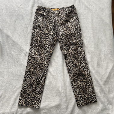 Vintage leopard jeans