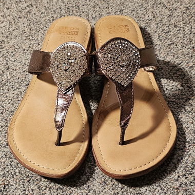 Geox Glitzer-Sandalen Grösse 38
