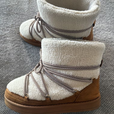 Bottines d'hiver doublées en polaire