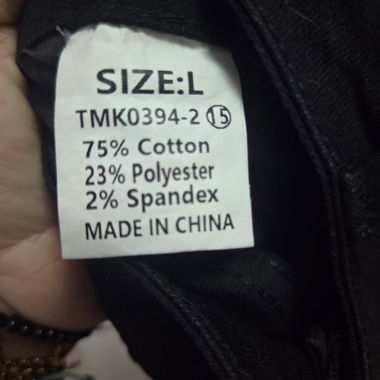 Pantalon noir taille L