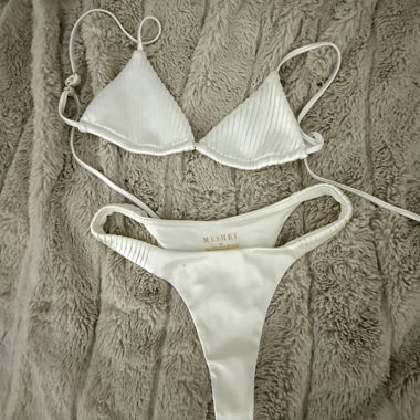 Set bikini Meshki bianco