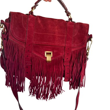 Proenza Schouler PS1 en daim bordeaux