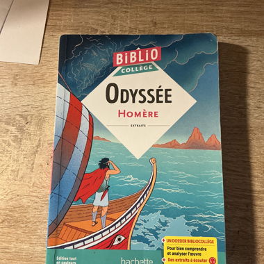 Libro Odissea di Omero