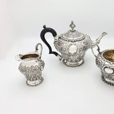 Victorianisches Teeservice England um 1860 