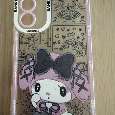Custodia Sanrio rosa per Samsung S23 FE