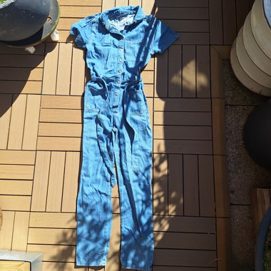 Ted Smith blue denim jumpsuit 12 years