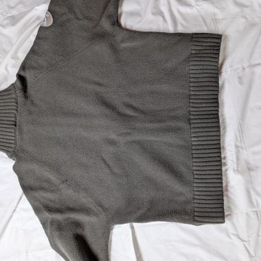 Maglione in maglia mélange grigia