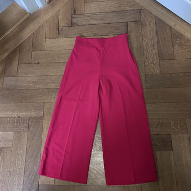 Zara pink fabric trousers, size S