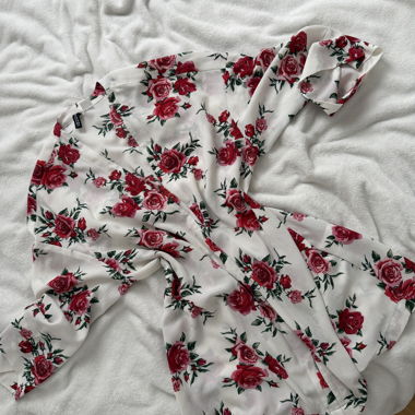 Floral Wrap cardigan 