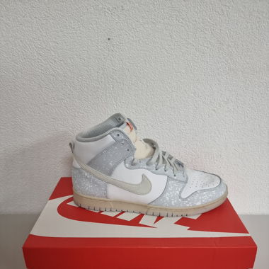 Nike Dunk High Spray Paint White Pure Platinium