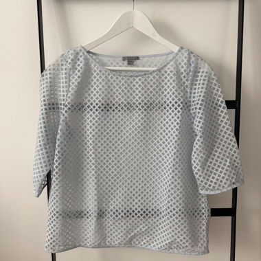 T-shirt trasparente azzurro cielo COS