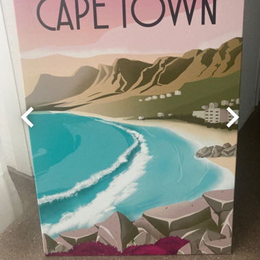 Displate Cape Town poster in metallo