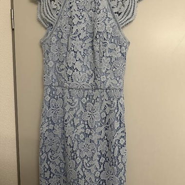 Light blue lace dress