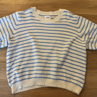 T-shirt rayé à manches courtes Nümph