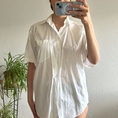 Camicia bianca oversize