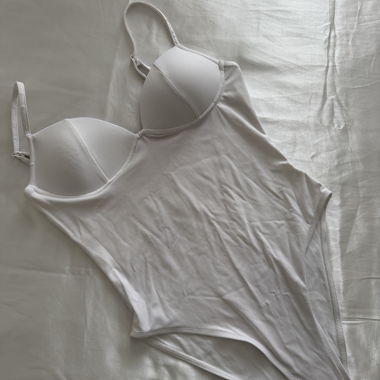 White underwire bodysuit