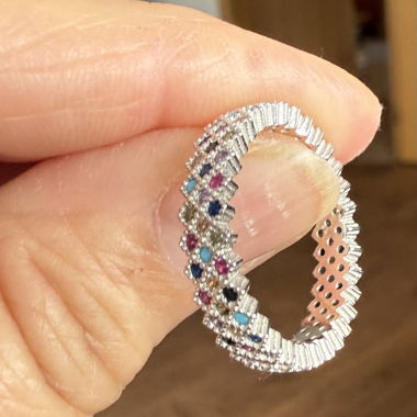 Silberring mit Zirkonia