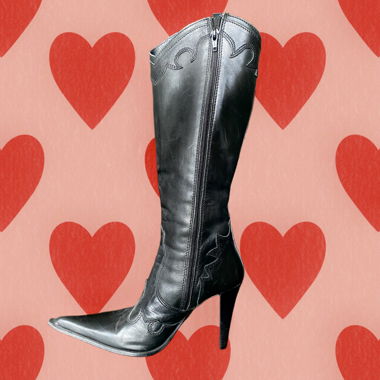 Bottes Santiag en cuire 