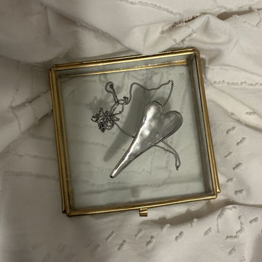 Collana cuore in argento