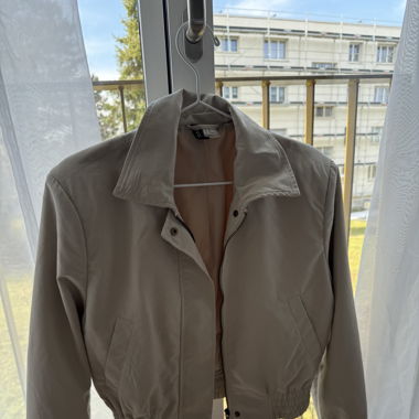 Beige Jacke