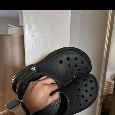 Schwarze Crocs Gr. 38 - kaum benutzt