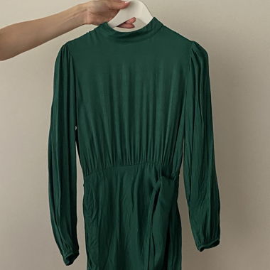 Robe de cocktail verte