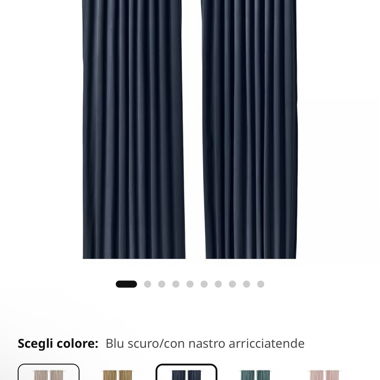 Tende IKEA blu scuro