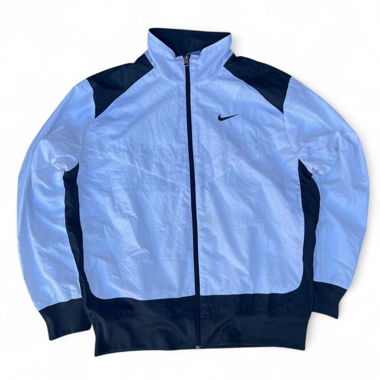 Giacca Track Nike Swoosh con zip Bianco Nero