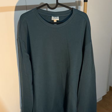 Felpa blu-verde