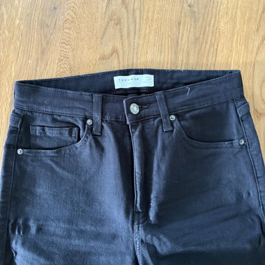 Topshop Jamie black skinny jeans W28 L30