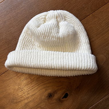 White Knit Hat / Beanie