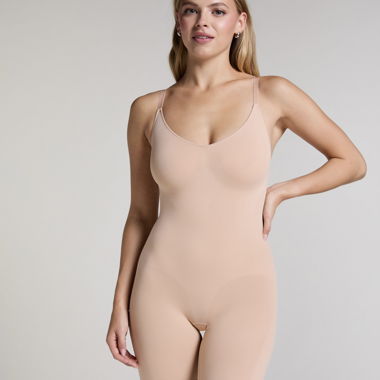 Beige shaping body with legs