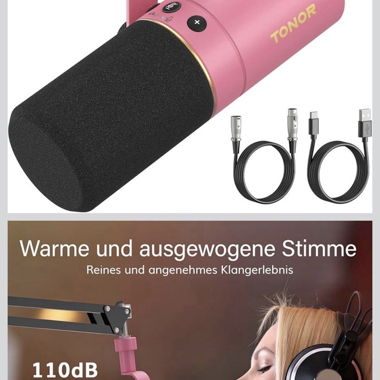 TONOR USB Podcast Microphone