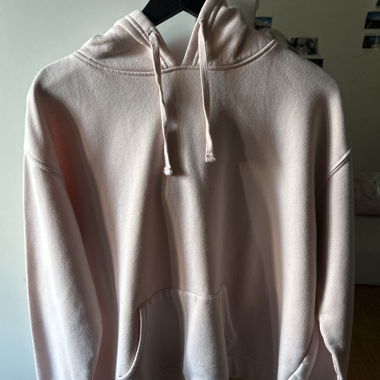 Sweat à capuche rose
