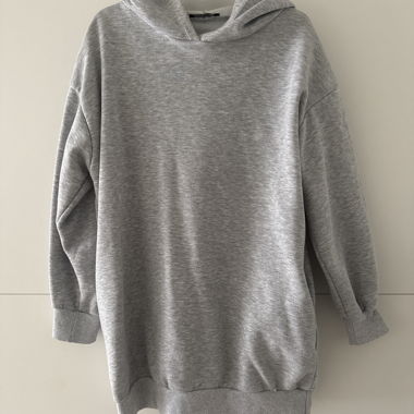 Grey Hooded Sweatshirt