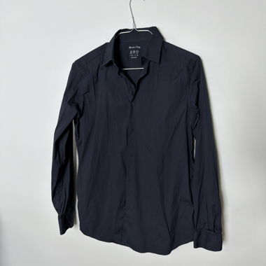 Chemise noire Massimo Dutti