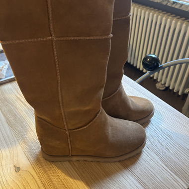 UGG knee-high suede boots in brown