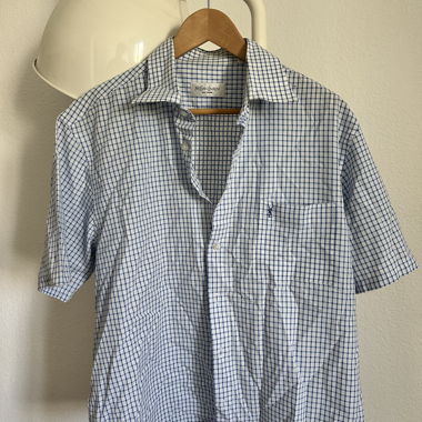 Yves Saint Laurent Hemd mit Karo-Muster